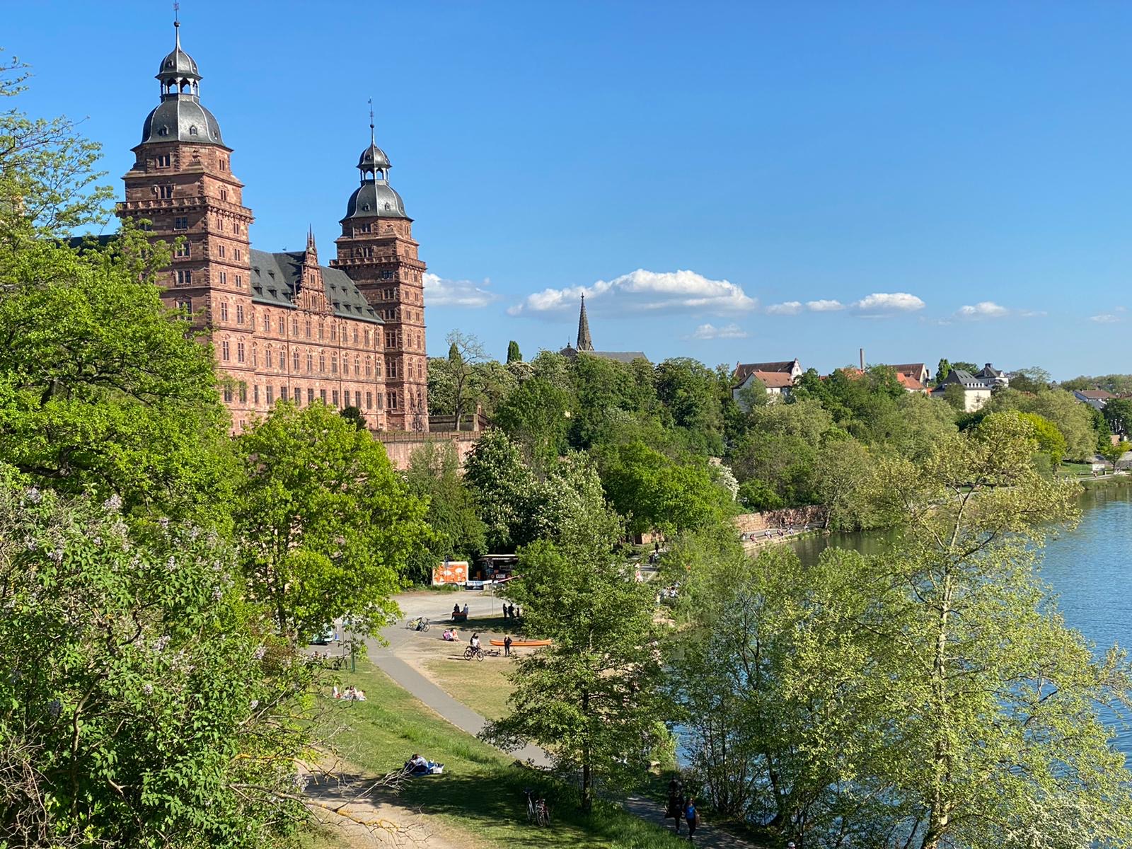 Aschaffenburg - Schloss Johannesburg - Wohnregion Baugrundstück Anwandeweg Nilkheim