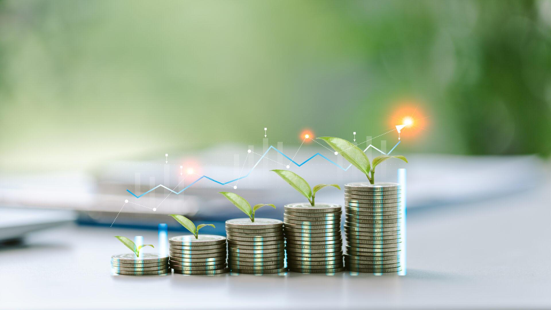 Illustration zum Thema Nachhaltige Investments in Krisenzeiten